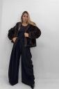 pelliccia con zip cloud